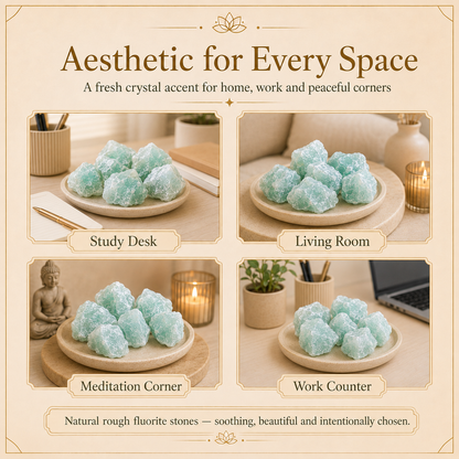 Fluorite Raw Crystal Stones