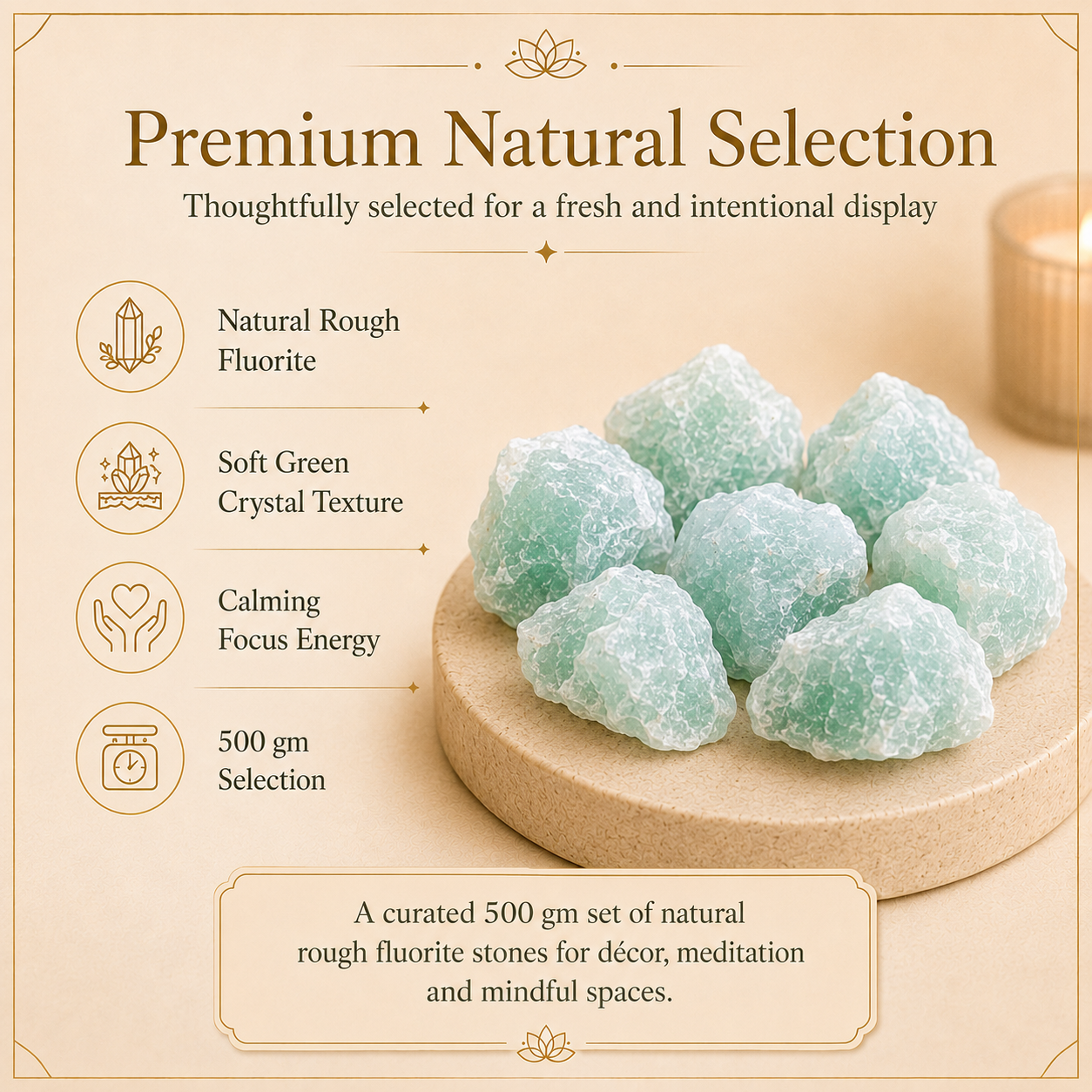 Fluorite Raw Crystal Stones