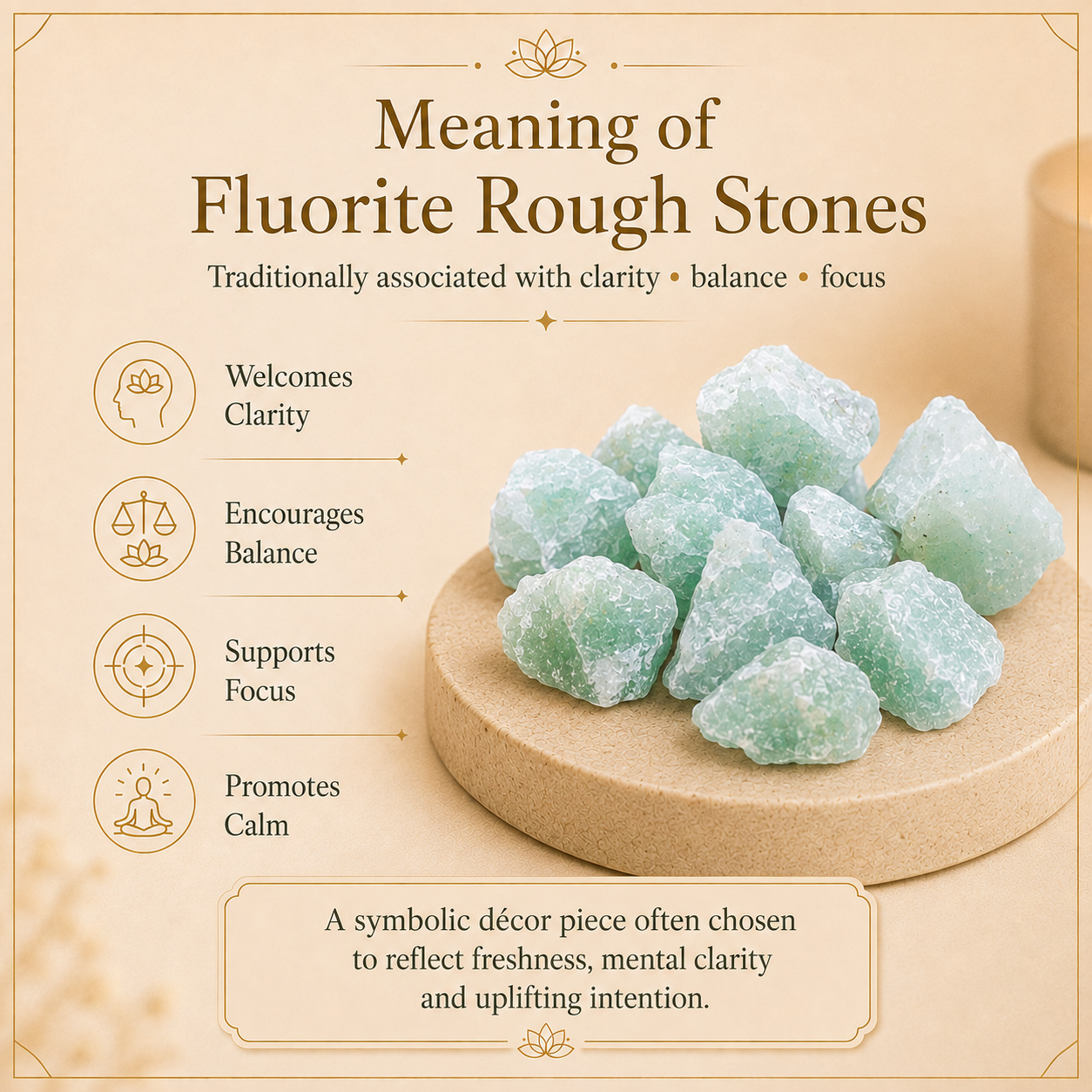 Fluorite Raw Crystal Stones