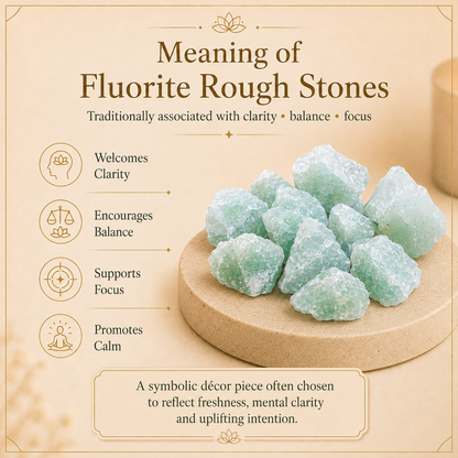 Fluorite Raw Crystal Stones