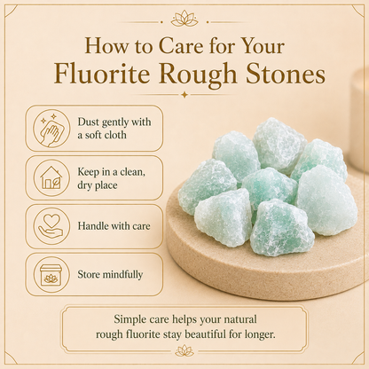 Fluorite Raw Crystal Stones