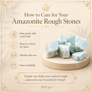 Amazonite Raw Crystals and Stones (500 Gram)