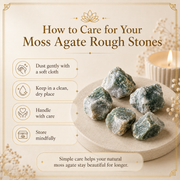 Moss Agate Raw Crystals and Stones (500 Gram)