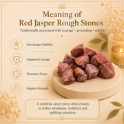 Red Jasper Raw Crystals and Stones (500 Gram)