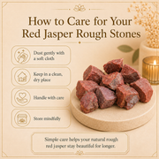 Red Jasper Raw Crystals and Stones (500 Gram)