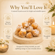 Citrine Raw Crystals Stones - Boost Positivity and Prosperity