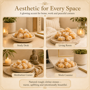 Citrine Raw Crystals Stones - Boost Positivity and Prosperity