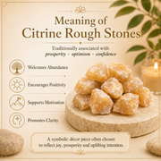 Citrine Raw Crystals Stones - Boost Positivity and Prosperity