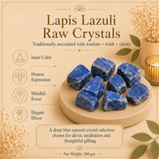 Lapis Lazuli Raw Crystals Stone - Natural Healing crystal stone
