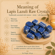Lapis Lazuli Raw Crystals Stone - Natural Healing crystal stone