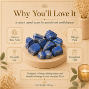 Lapis Lazuli Raw Crystals Stone - Natural Healing crystal stone