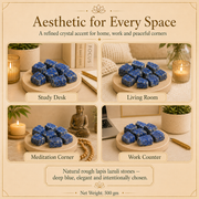 Lapis Lazuli Raw Crystals Stone - Natural Healing crystal stone