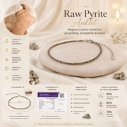 Raw Pyrite Money Anklet