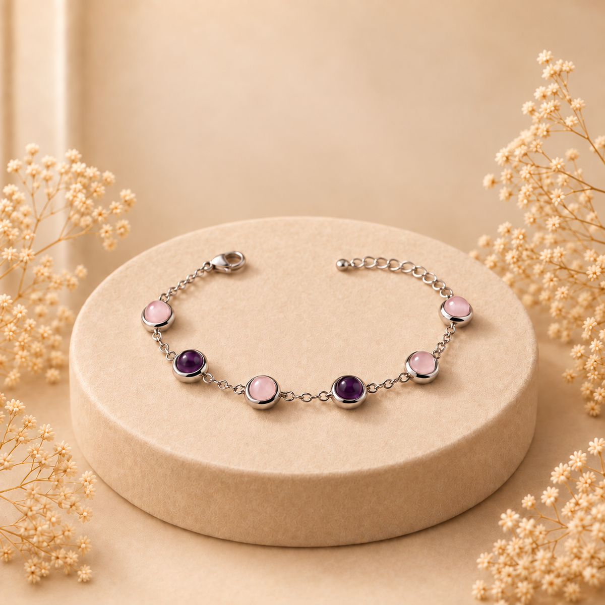 Love & Peace Metal Bracelet