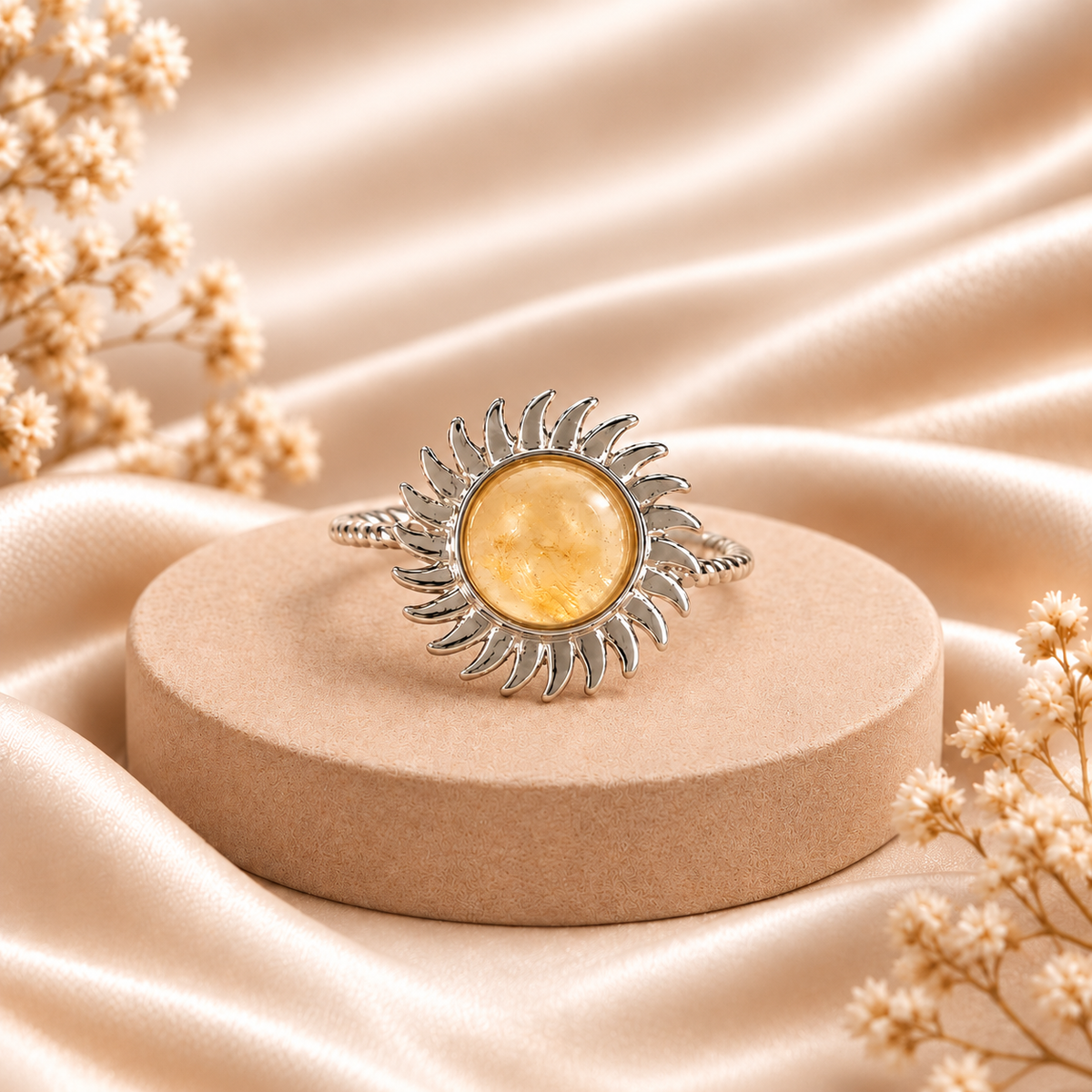 Citrine Sun Ring