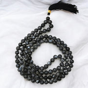Labradorite Gemstone 108 Bead Japa Mala Necklace