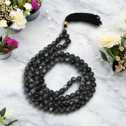 Labradorite Gemstone 108 Bead Japa Mala Necklace