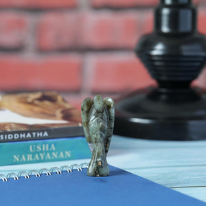 Labradorite Angel Figurine for Transformation, Protection, and Intuition