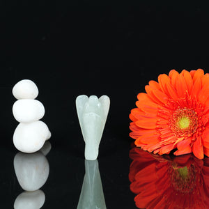 Green Jade Angel Figurine for Abundance, Healing, and Emotional Balance