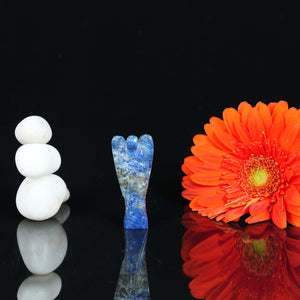 Lapis Lazuli Angel Figurine for Wisdom, Protection, and Spiritual Growth