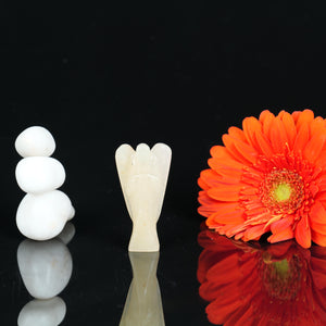 Yellow Aventurine Angel Figurine for Positivity, Healing, and Protection