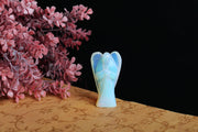 Opalite Crystal Angel Figurine & Statue For Communication, and Emotional Healing