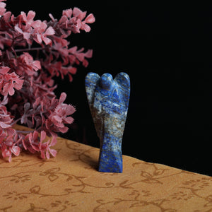 Lapis Lazuli Angel Figurine for Wisdom, Protection, and Spiritual Growth
