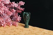 Green Aventurine Angel Figurine for Luck, Prosperity, and Emotional Healing