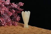 Yellow Aventurine Angel Figurine for Positivity, Healing, and Protection
