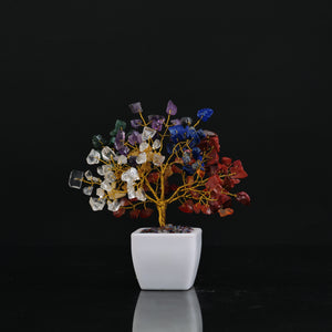 Seven Chakra Crystal Tree For Office