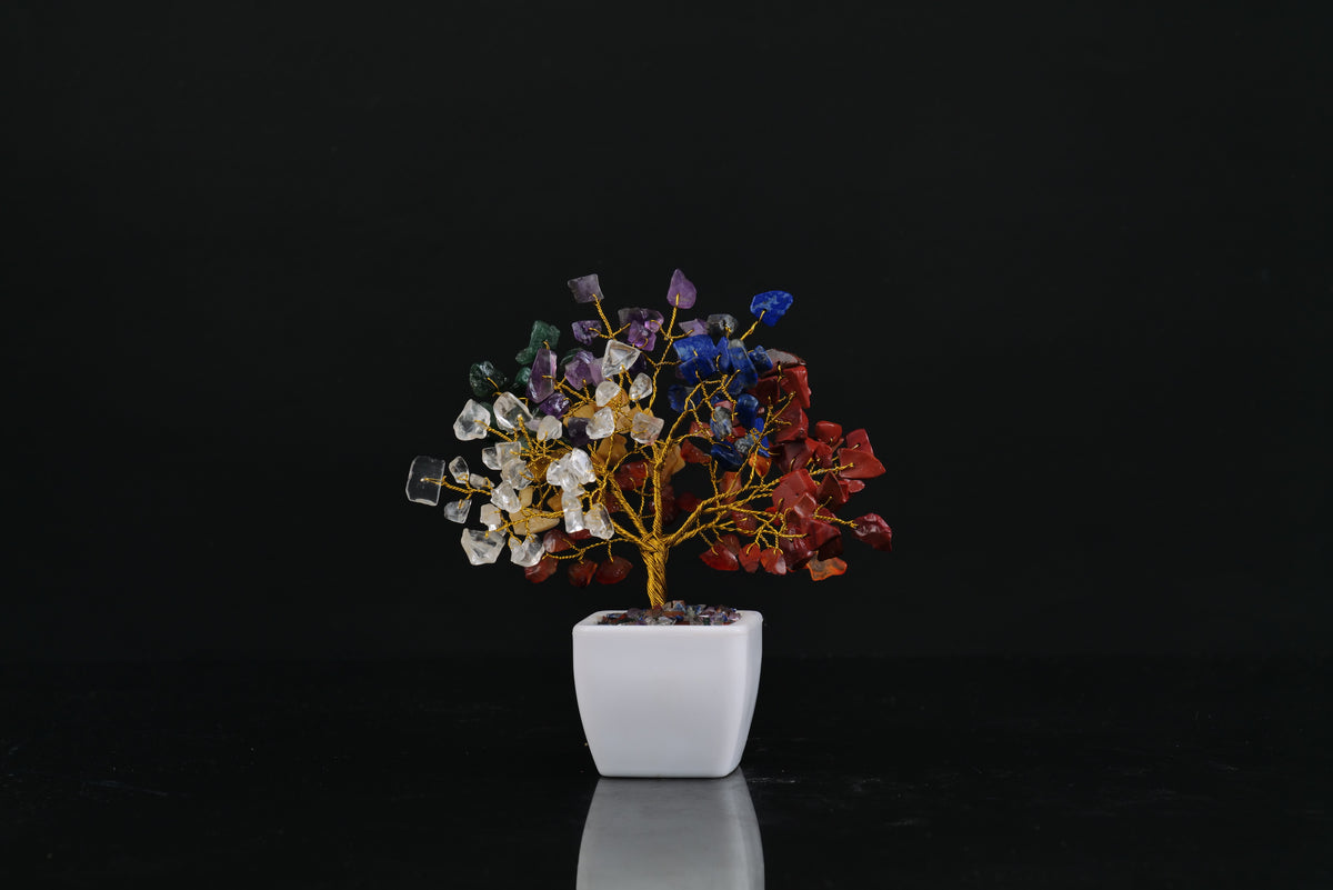 Seven Chakra Crystal Tree For Office