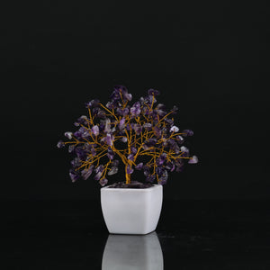 Amethyst Crystal Tree For Office