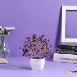 Amethyst Crystal Tree For Office