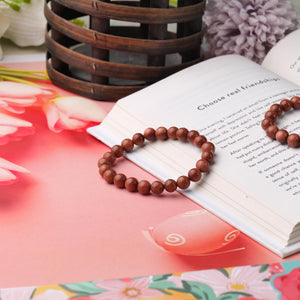 Certified Golden Sandstone Beaded Bracelet