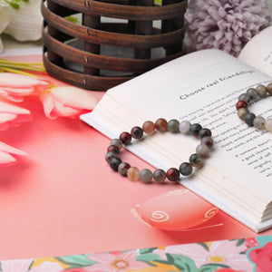 Certified Fancy Jasper Beaded Bracelet