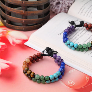 Certified Seven Chakra Balancing Crystal Bracelet