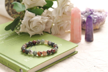 Certified Fancy Jasper Beaded Bracelet