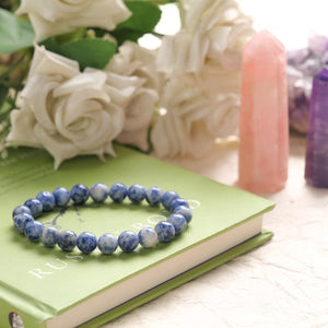 Certified Sodalite Beaded Bracelet