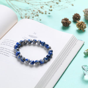 Lapis Lazuli Beaded Bracelet for Wisdom and Inner Truth