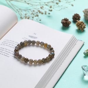 Labradorite Beaded Bracelet Transformation and Protection Stone