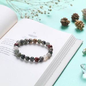Certified Fancy Jasper Beaded Bracelet