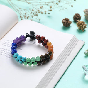 Certified Seven Chakra Balancing Crystal Bracelet