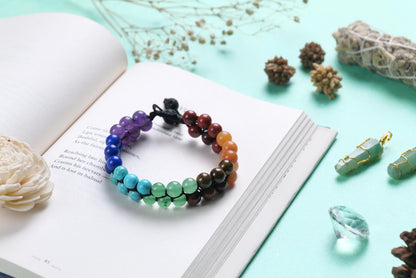 Certified Seven Chakra Balancing Beaded Bracelet