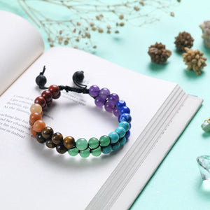 Certified Seven Chakra Balancing Crystal Bracelet