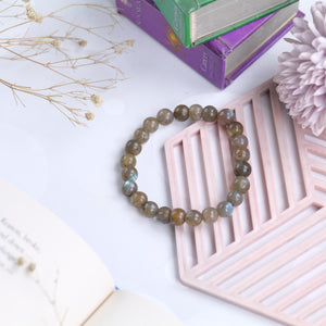 Labradorite Beaded Bracelet Transformation and Protection Stone