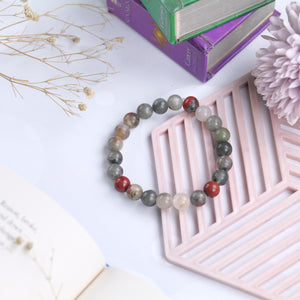 Certified Fancy Jasper Beaded Bracelet