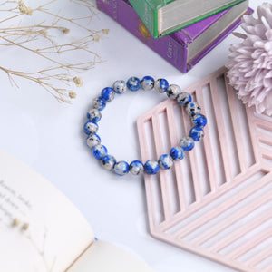 Lapis Lazuli Beaded Bracelet for Wisdom and Inner Truth