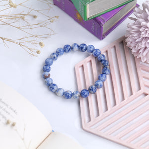 Certified Sodalite Beaded Bracelet