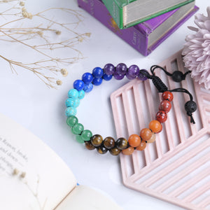 Certified Seven Chakra Balancing Crystal Bracelet