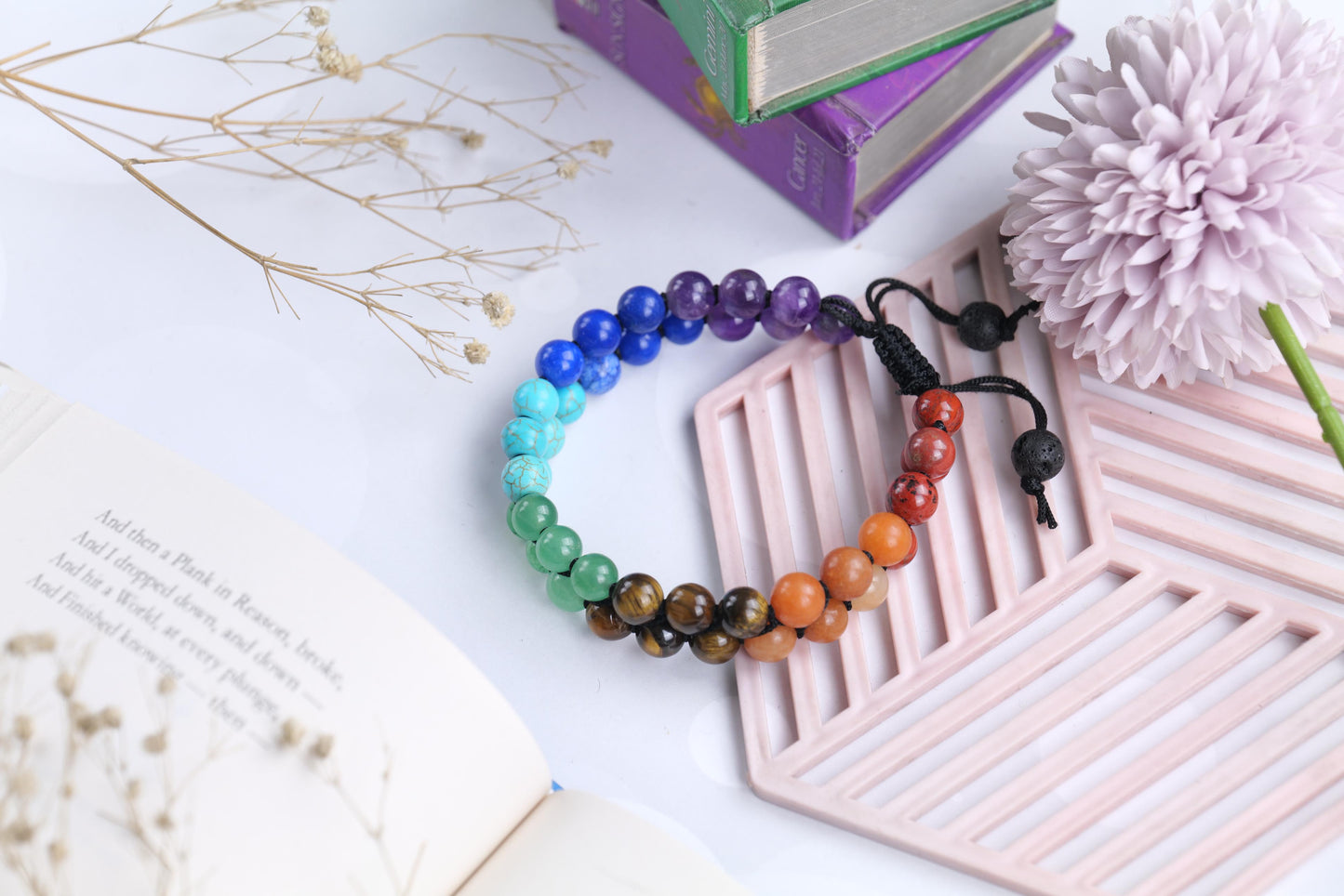 Certified Seven Chakra Balancing Beaded Bracelet